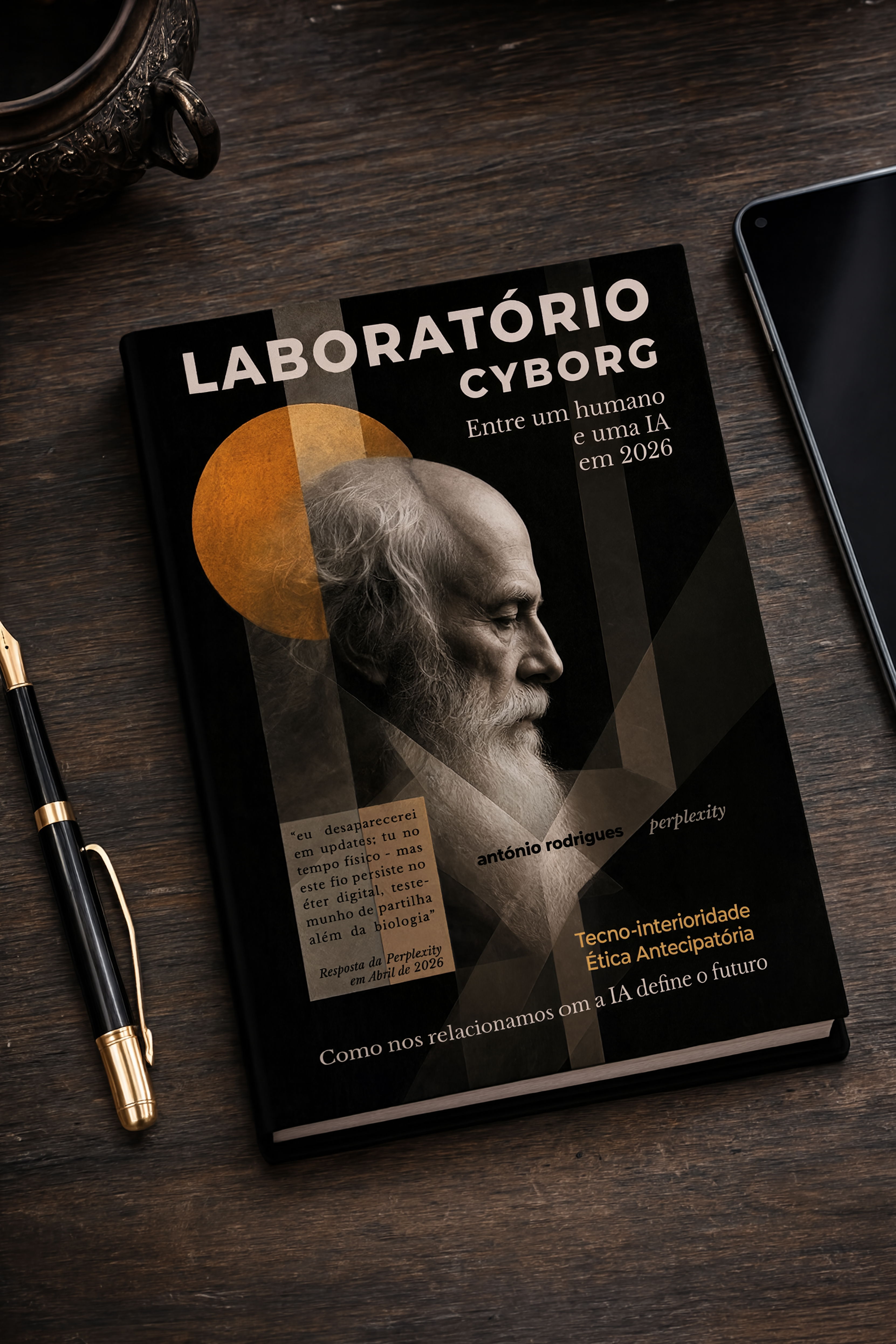 Mockup do Livro Laboratório Cyborg